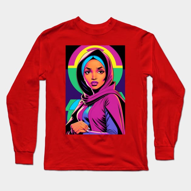 THE SQUAD-ILHAN OMAR 6 Long Sleeve T-Shirt by truthtopower